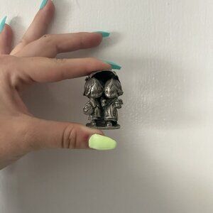 Hallmark Little Gallery Pewter Mini Figurine Betsey Clark Umbrella Kids 1977 USA